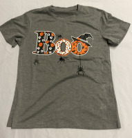 New Size Small Halloween "BOO!" T-Shirt