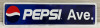 Pepsi Ave Metal Tin Sign 16” x 4” Pepsi