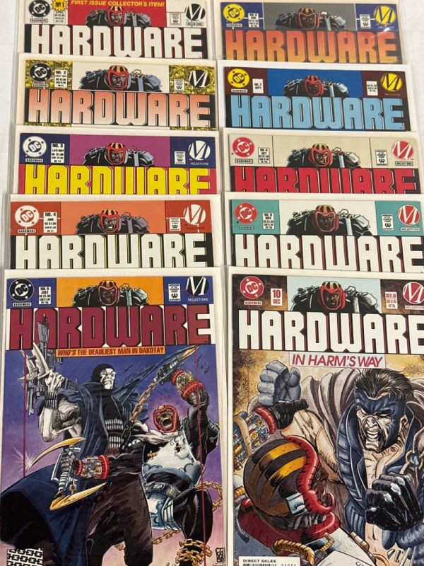 10 Vintage Hardware DC Comics #1-10 First 10 Issues Bagged & Boarded