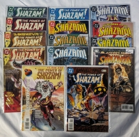 14 Vintage "Shazam!" DC Comics. Issues 13-24 Complete Run with 1996 Annual & Shazam! 1,000,000th Issue.