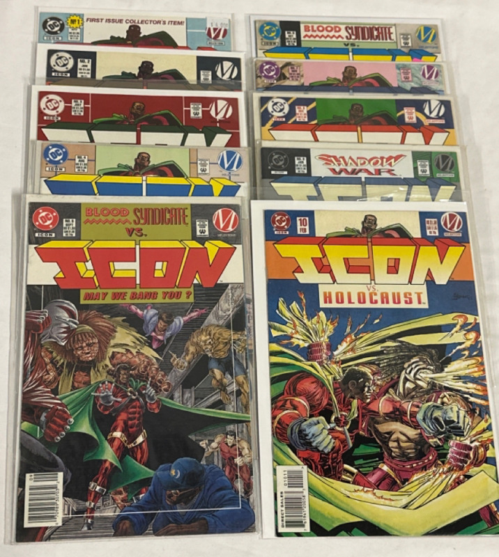 10 Vintage Icon DC Comics Issue 1-10 Bagged & Boarded First 10 Issues