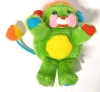 Vintage 1986 | Green Popple Plush Toy | 8" Tall - 2