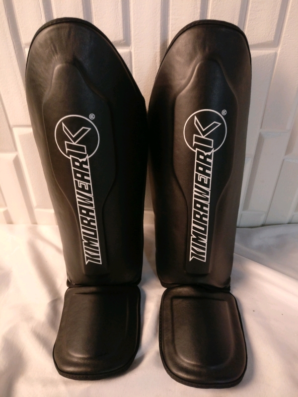 New Kimurawear Shin & Foot Guards for Martial Arts Sparring - Medium