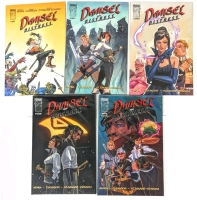 DAMSEL from D.I.S.T.R.E.S.S. Comics l Issues 1-5! | From Bincat Press / Kickstarter (Issue 5 Variant Cover)