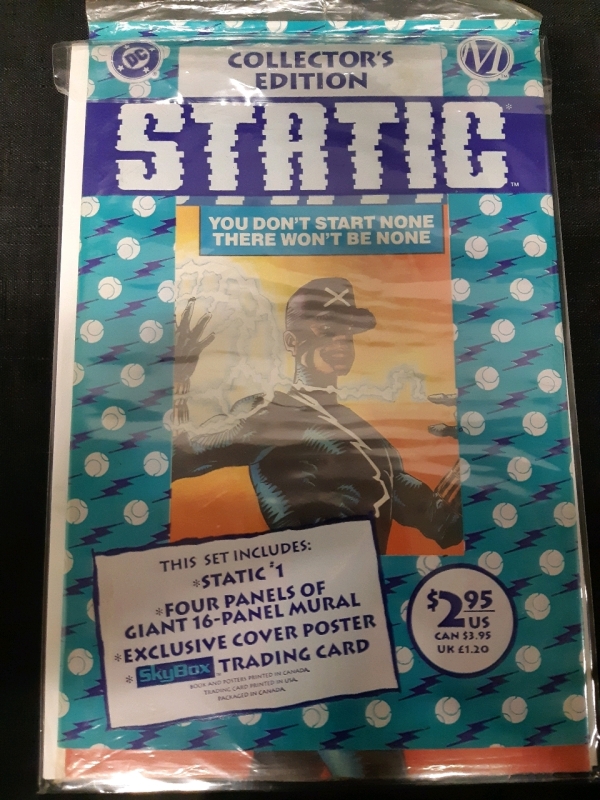 New DC Collectors Edition Static #1 Paperback Comic Book Bagged and Sealed