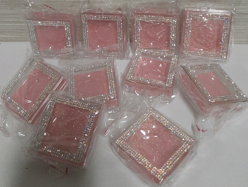 10 New Bling Boxes 2.5" X 2.5" X .50" Great for Displaying Jewellery