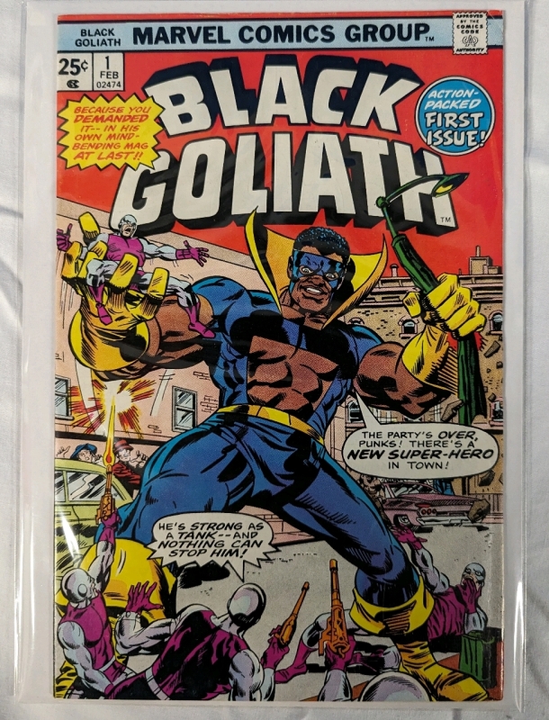 Vintage Issue #1 Black Goliath Marvel Comic.