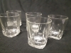 Set of 5 Clear Whisky Glasses, Good Condition ( 4" Tall ) - 3