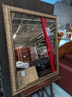 Framed Hanging Wall Mirror - 29" by 34.5"