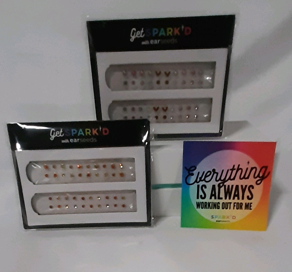 Earseeds SparkD Acupuncture Stick On Studs.