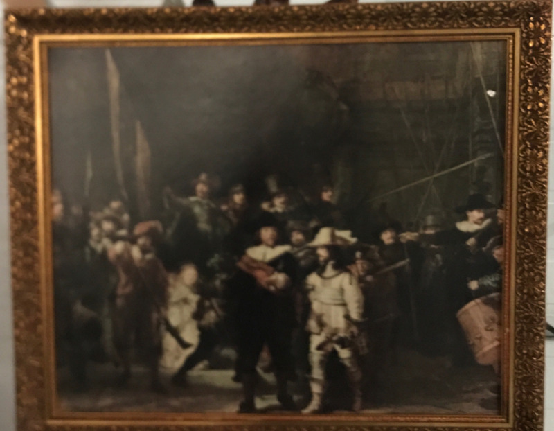 Framed Rembrandt Print "The Night Watch" | 27&rdquo;x23&rdquo;