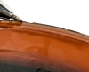 Vintage Mid Century Modern | Amber Glass Ashtray | 7.5" Diam x 1.5" Tall - 4