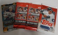 4 New Packages of Sports Cards Baseball, Hockey & Basketball