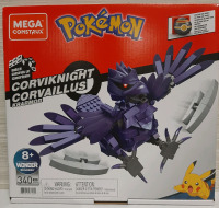 New Mega Construx Pok&eacute;mon Corviknight Corvaillis Kramer 8+