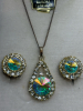 Aurora Borealis Boxed Necklace Earring Set