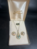 Aurora Borealis Boxed Necklace Earring Set - 2