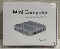 Mini Computer Mini PC The Most Environmentally Friendly Computer on Earth All Aluminum No Fan Duel Core Supports 1080p Full HD 3D Games 1000M LAN