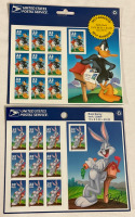 Vintage Bugs Bunny & Daffy Duck Sealed United States Postal Service 10 Stamp Sets 20 Total Stamps 1997