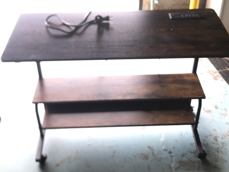 As New Wooden Cyclysio Computer Desk With Outlet