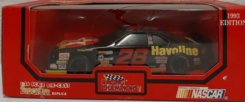 Vintage Ernie Irvan #28 Stock Car Replica Racing Champions Die-Cast 1993 Edition 1:24