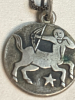 Sterling Saint Christopher Pendant Sagittarius Sterling Pendant & Chain - 6