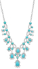 Grace Kelly Princess of Monaco Rhinestone Faux Turquoise Beauty - 2