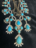 Grace Kelly Princess of Monaco Rhinestone Faux Turquoise Beauty - 5