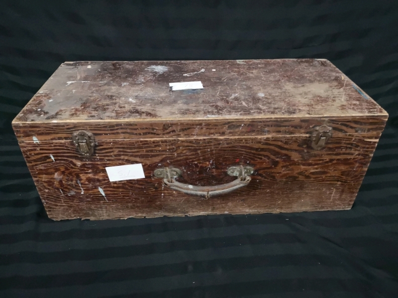 Vintage Wooden Tool Chest