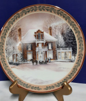 Vintage 8" "Winter Fantasy" Plate by Trisha Romance #18765 COA Included