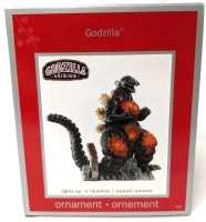 New GODZILLA Origins Light-Up & Sound Ornament by American Greetings | Box Measures 4.75" x 5" x 6"