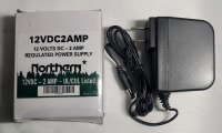 Northern Video 12VDC 2AMP Single Channel Power Suppy - New in Box