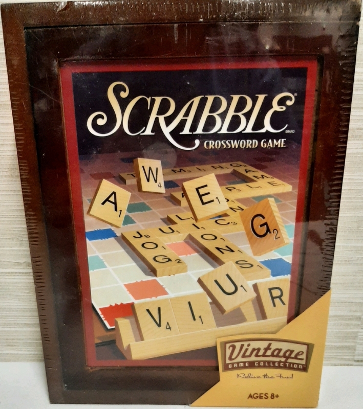 New Scrabble Crossword Game from Parker Brothers' Vintage Game Collection Ages 8+