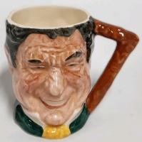 Vintage Lancaster & Sandland Jolly Boy Character Toby Jug Mug - Hand Painted England<br/>2.5" Tall