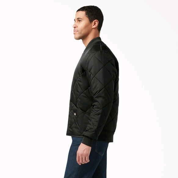 New Dickies Diamond Quilted Nylon Jacket - Medium