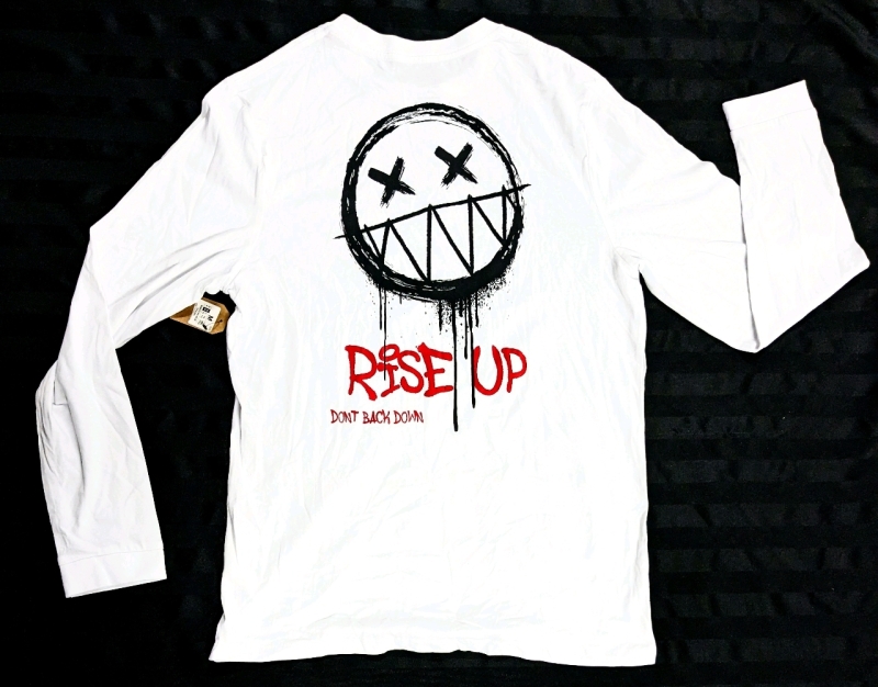 New Size Medium | Rise Up, Don't Back Down Long Sleeve Tee by Urban Heritage