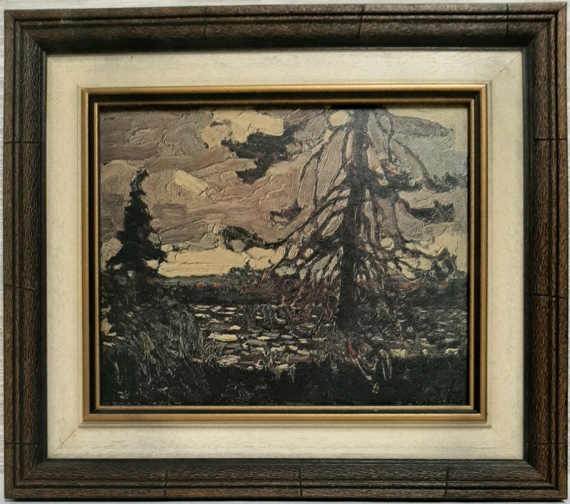 Vintage "Ragged Pine" by Tom Thompson-Group of Seven