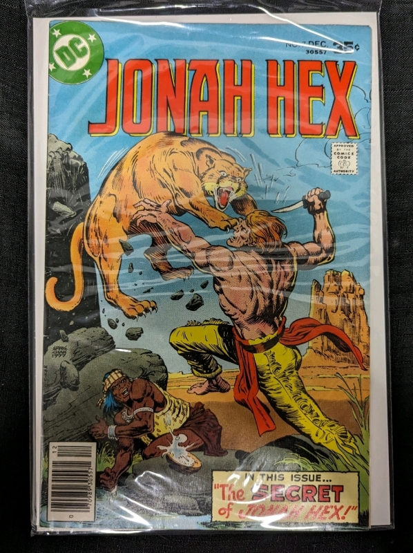 Vintage DC Jonah Hex Comic. Issue 7 from the Bronze Age of Comics