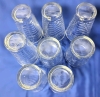 6 Wavy Drinking Glasses | 4" & 6" Tall (4 of each) - 6