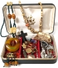 Men's Jewelry Box with Unsorted Contents | 7" x 4.75" x 1.6"