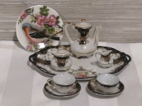 Vintage Miniature Tea Set - Hand Painted