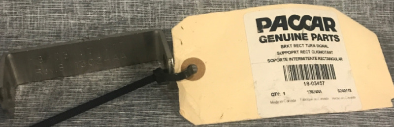 Paccar Genuine Parts Turn Signal Bracket - 4&rdquo; Long Retails for $50