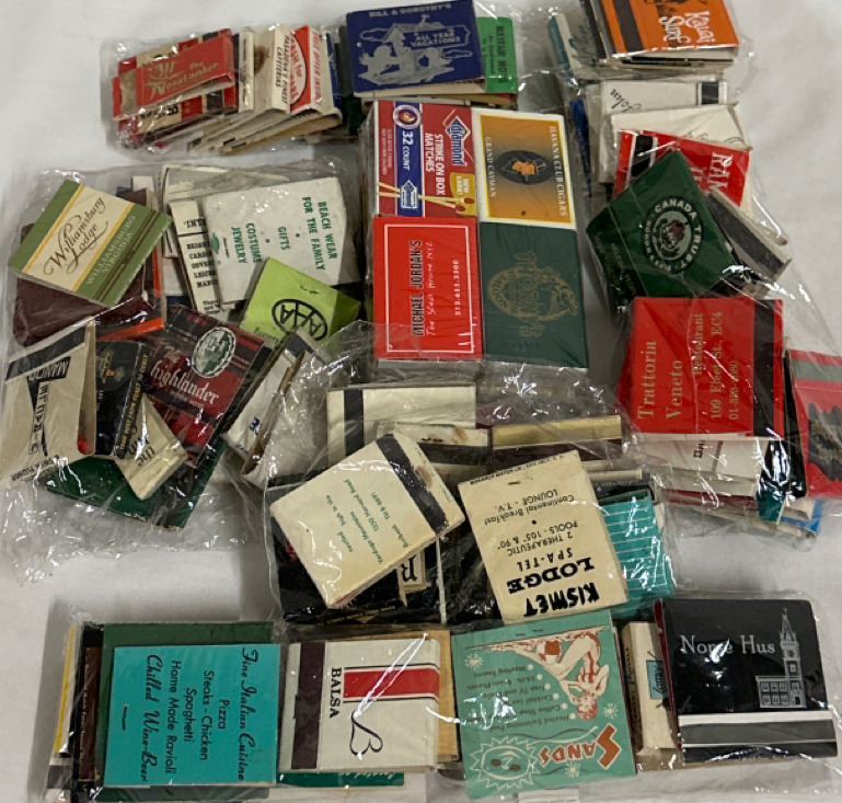 Huge Vintage Match lot Including an Assortment of Match Books & Boxes