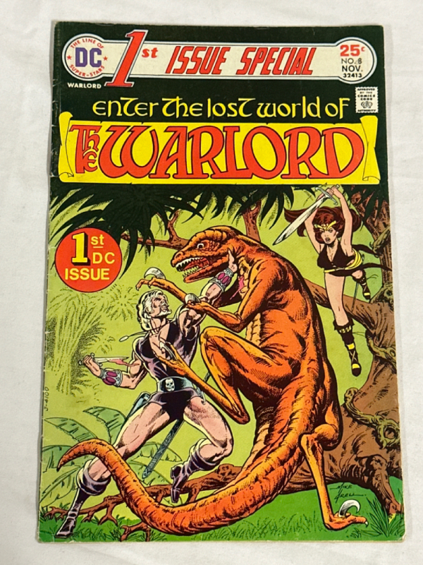 Autographed The Warlord Issue #3 Signed by Mike Grell DC Comics Bronze Age Vintage Bag and Boarded