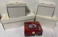 5 Comic Boxes 1 - 28” 2 - 13” Ana 1 The Worlds Finest Collection DC Justice League 13” x 10” x 5” Collectors Box