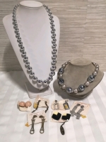 Vintage D'Orlan Statement Necklaces + Earrings