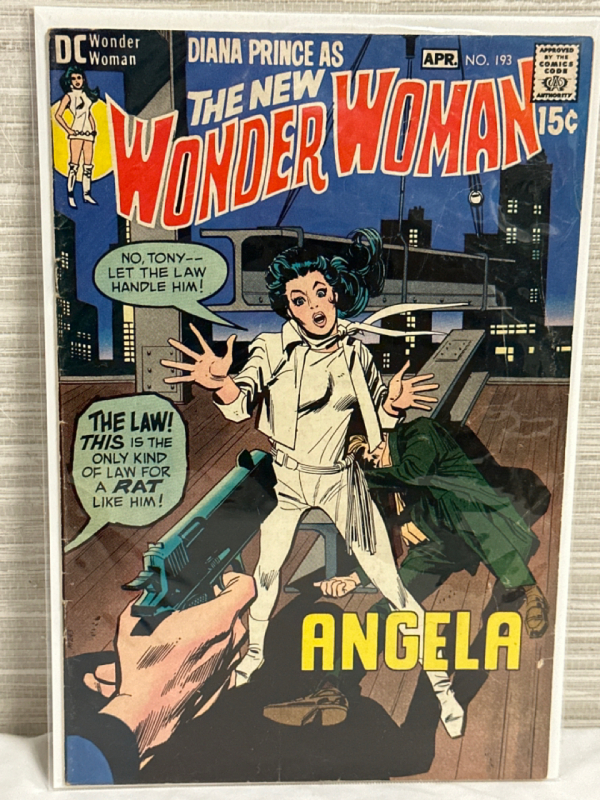 The New Wonder Woman Angela #193 DC Comics 1971 Bronze Age Vintage Bagged and Boarded