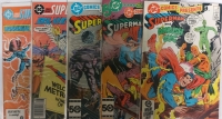 5 Lot Of DC Vintage Comics Superman & Lady Quark, Blue Devil, Ambush Bug, The Creeper, The O.ega Men Pre Owned