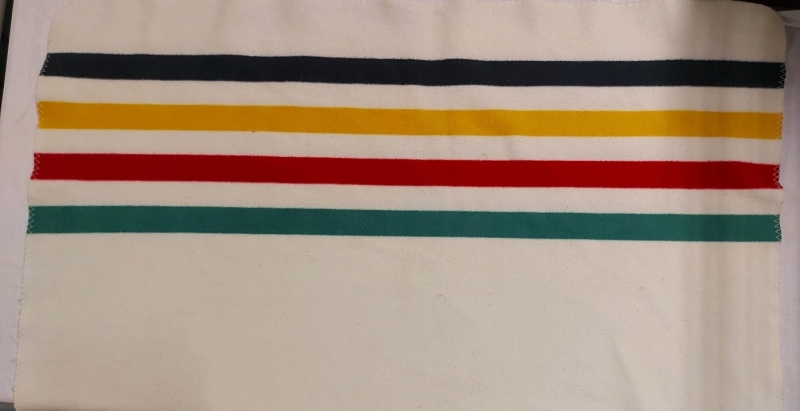 Hudson Bay Company Vintage Throw Blanket In Great Pre Owned Condition 66"x33"