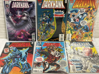 6 Vintage DARKHAWK Marvel Comics Issues #44, 45, 46, 47, 48 & 51