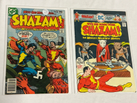 Shazam #21 & #34 The Worlds Mightiest Mortal DC Comics 1970’s Bronze Age Vintage